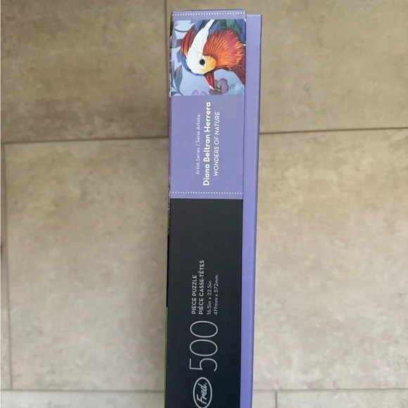 Genuine Fred Puzzle Wonders of Nature 500 Piece Complete Tropical Birds Panel - Picture 7 of 8